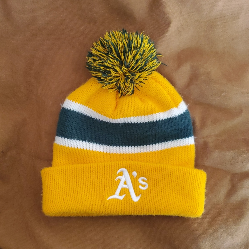 Oakland Sacramento Las Vegas Athletic's A's Like New Beanie.